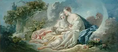 Jupiter et Callisto (Jean-Honoré Fragonard)
