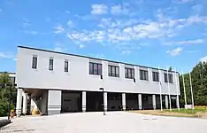 Bâtiment d'éducation physique, construit en 1971.