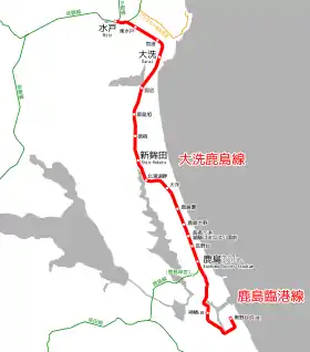 Voir la carte de la ligne.