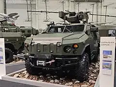 Kamrat-M avec tourelle téléopérée en 2021.