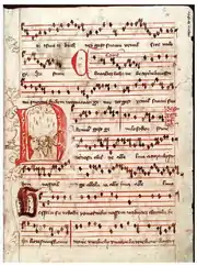 Jistebnický kancionál, un hymnaire manuscrit tchèque, v. 1430