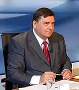 Georgios Karatzaferis (el), président d'Alerte populaire orthodoxe (Laos).