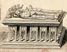 Charles Ier et Agnès de Bourgogne - gisants.