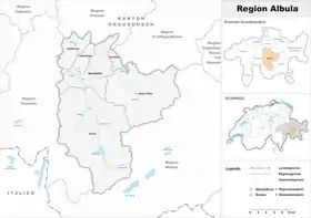 Localisation de Région d'Albula