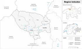 Localisation de Région d'Imboden