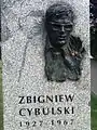 sculpture représentant Zbigniew Cybulski