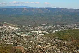 Vue aérienne de Kavalerovo.