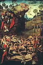 Martyre des Dix Mille, Maître du Retable de Hildesheim, XVe&nbsp;siècle, Wallraf-Richartz-Museum.