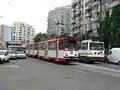 La ligne 101 du tramway et 25 du trolley.