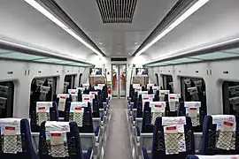 Intérieur d'un express.