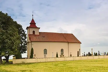 Hrubčice : église Saint-Urbain.