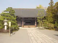Salle du Prince (太子殿, Taishi-den) dans le Kōryū-ji.