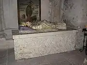 Tombeau de saint Corbinien dans la crypte de la cathédrale de Freising.