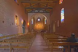L'intérieur de l'église.