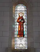 Vitrail représentant saint Cloud.