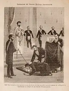 Initiation au 12e&nbsp;grade du grand maître architecte.