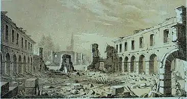 L’arsenal en 1870.