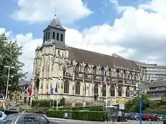 Vue du sud, dans la rue au Char.