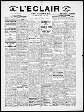 Image illustrative de l’article L'Éclair (Montpellier)