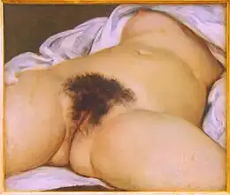 L'Origine du monde de Gustave Courbet.