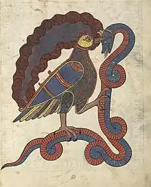 L'Oiseau vainqueur du Serpent. F° 13.