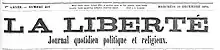 Titre du journal (le 10 décembre 1873)