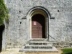 Le portail de l'église.