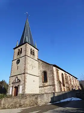 Façade de l'église.