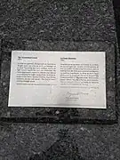 Plaque signalétique