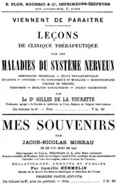 Publicité dans La revue hebdomadaire, 12 nov. 1898, p.&nbsp;3.