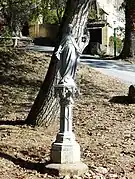 La statue représentant l'Immaculée Conception.