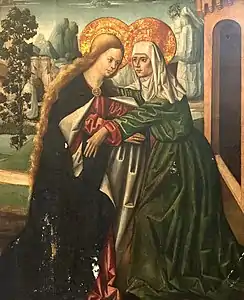 La Visitation, anonyme, Xàtiva, XVIe&nbsp;siècle.