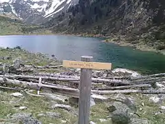 Le lac de Suyen (avril 2010).