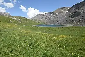 Le lac de l'Orrenaye.