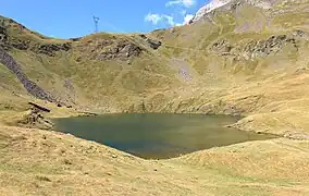 Vue du col des Espécières au dessus.