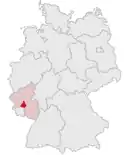 Drapeau de Arrondissement de Birkenfeld