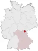 Drapeau de Arrondissement de Hof