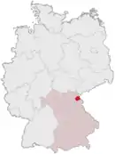 Drapeau de Arrondissement de Wunsiedel im Fichtelgebirge