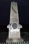 Le monument sur la route vers Bar-le-Duc.