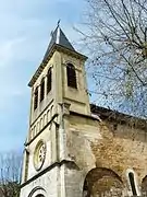 Le clocher de l'église.