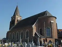L'église St Vaast.
