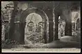 Temple et colonnades des XIe et XIIe&nbsp;siècles (vers 1910)