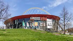 La Lanxess Arena de Cologne (19 500 places).