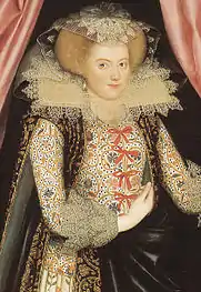 Dorothy Cary, vicomtesse de Rochford, vers 1614-1618, William Larkin (painter) (en)