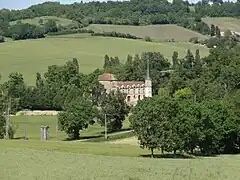 Le château dans son environnement.