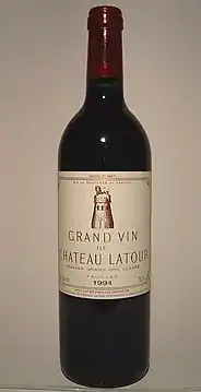 Château Latour(appellation pauillac).