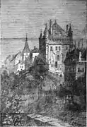 Lausanne, illustration (gravure sur bois), 1837.