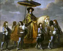 Le chancelier Séguier par Charles Le Brun (1619-1690) 295 cm x 357 cm