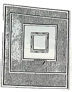 Temple découvert par Grivaude de la Vincelle.