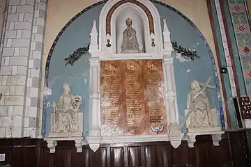 Monument hommage aux victimes de la guerre 14-18.